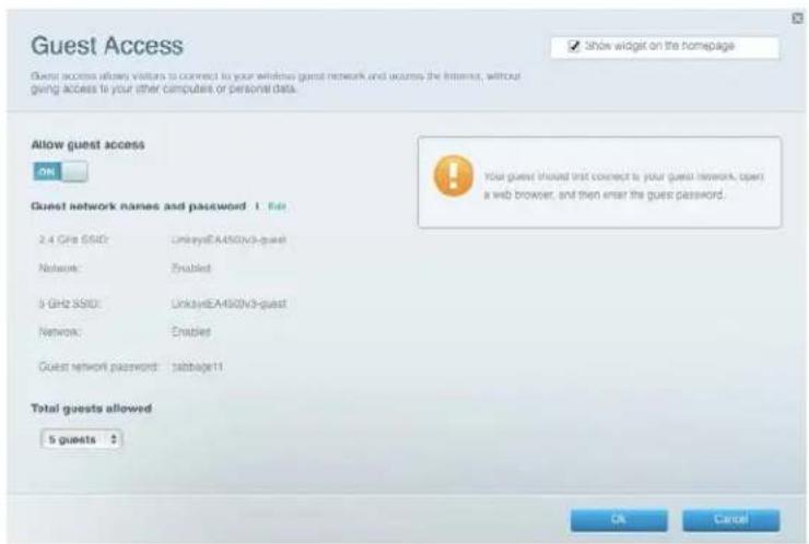 LINKSYS EA2750 - Gastnetzwerke konfigurieren - 1
