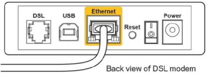 LINKSYS EA2750 - Zpráva „Your Internet cable is not plugged“ (Internetový kabel není připojen) - 3