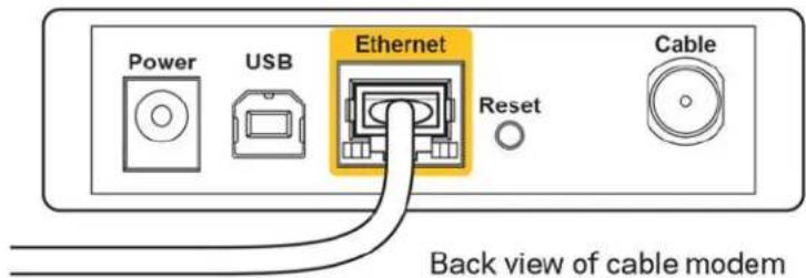LINKSYS EA2750 - Your Internet cable is not plugged in message - 2