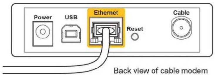 LINKSYS EA2750 - Mensaje «Your Internet cable is not plugged in» (Su cable de internet no está enchufado) - 2