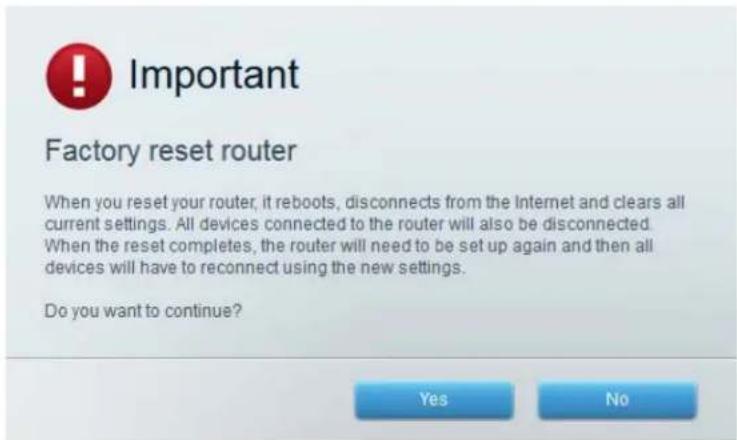 LINKSYS EA2750 - Kuidas tehaseseadeid taastada? - 1