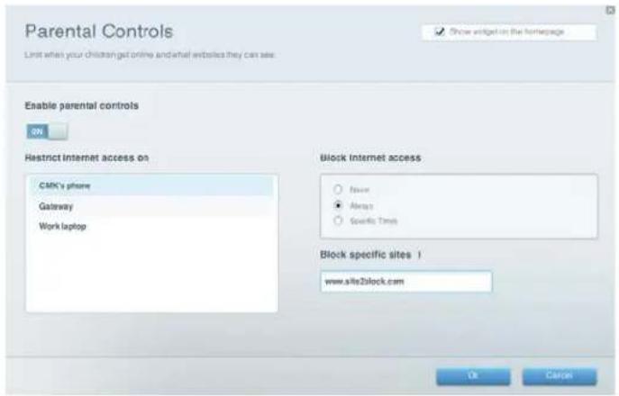 LINKSYS EA2750 - Kinderschutzfunktionen einrichten - 1