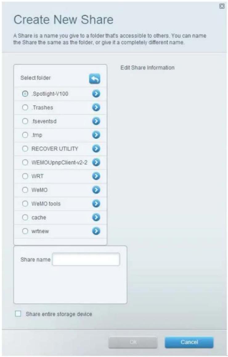 LINKSYS EA2750 - Comment configurer des utilisateurs autorisés et des dossiers partagés - 3