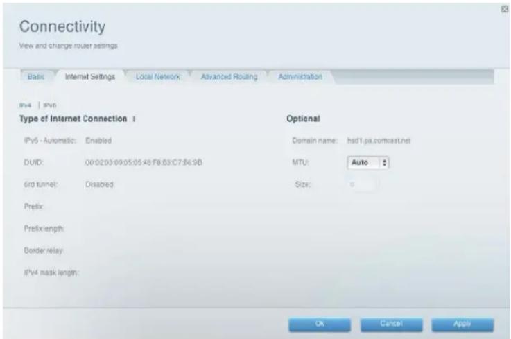LINKSYS EA2750 - Kuidas internetiühenduse põhisätteid määrata? - 1