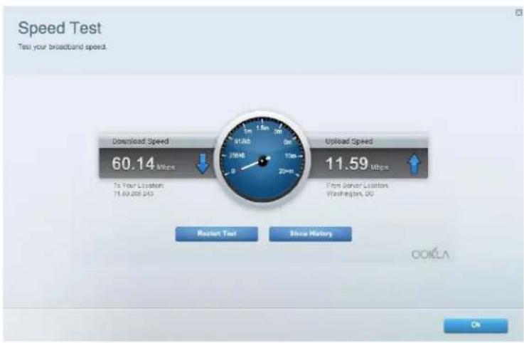 LINKSYS EA2750 - Vérification de votre vitesse de connexion Internet - 2