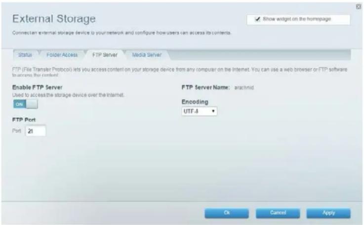 LINKSYS EA2750 - Kuidas mälule kaugpöörduse abil ligi pääseda? - 1
