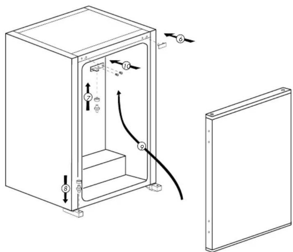 TEKA TGI2 110 - Inversione degli sportelli - 2