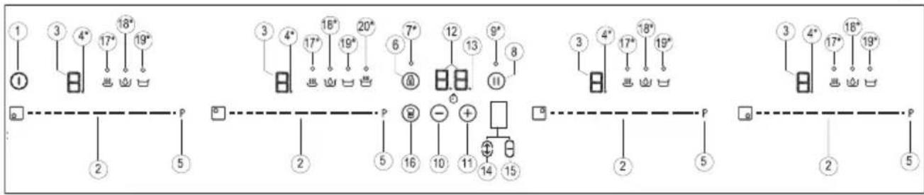 TEKA IZ 8320 HS - HANDLING ELEMENTS (fig. 2) - 1