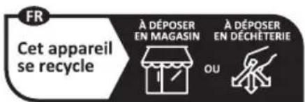 BOMANN WK 5011 CB - Signification du symbole « Poubelle » - 3