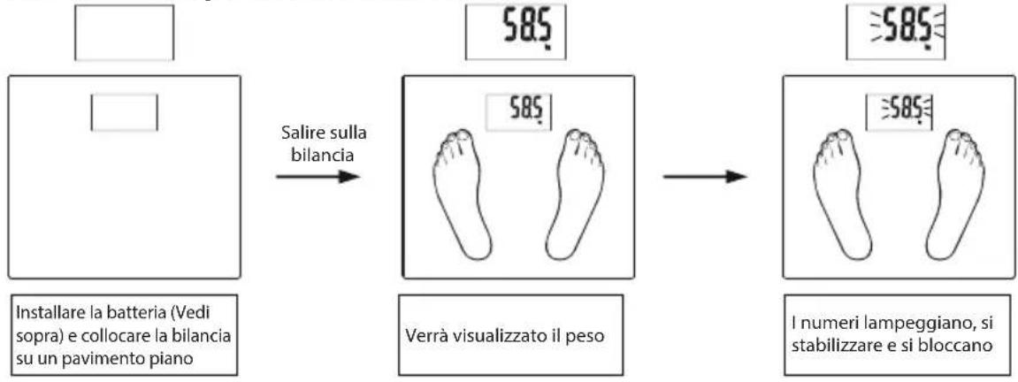 ECG OV 126 - Pesatura automatica quando si sale sulla bilancia - 1