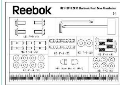 Reebok ZR10F - Assembly Guide - 1