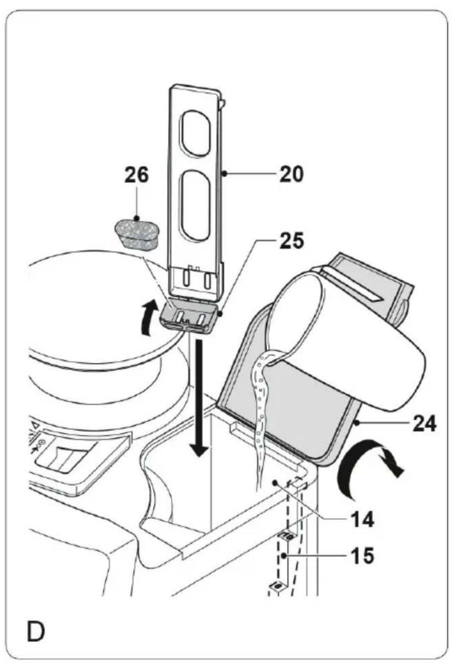 Klarstein Aromatica II Thermo - Réglage de la quantité de café (illustrations B &amp; C) - 1