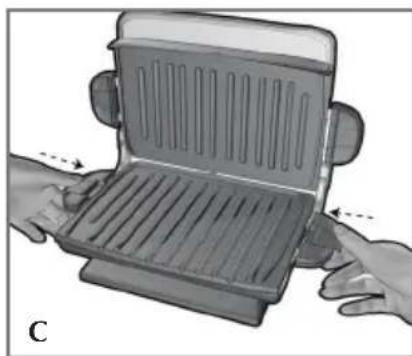 GEORGE FOREMAN GRP4842 - ATTACH GRILL PLATES - 2