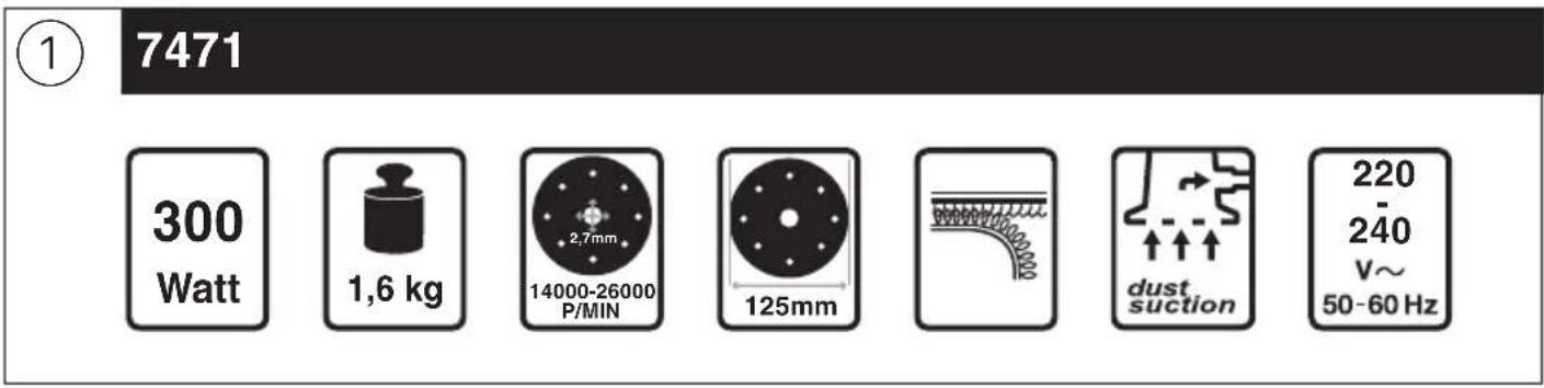 SKIL 7471 AA - C E 7471 - 1