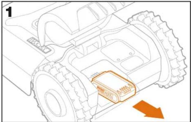 WORX Landroid L WR153E - Remplacer les lames - 1