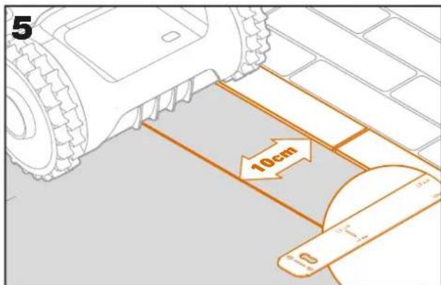 WORX Landroid L WR153E - Disposez le câble périphérique autour de votre pelouse - 2