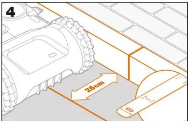 WORX Landroid L WR153E - Disposez le câble périphérique autour de votre pelouse - 1