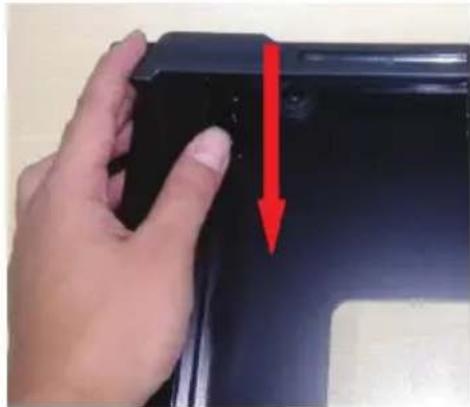 BLAUPUNKT 5B36P 0250 - Installation instruction of the door frame up cover and rotation bracket assembly - 23