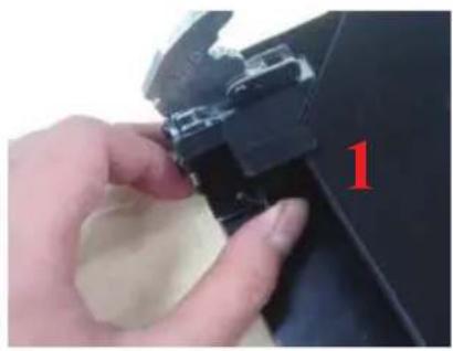 BLAUPUNKT 5B36P 0250 - Installation instruction of the door frame up cover and rotation bracket assembly - 10