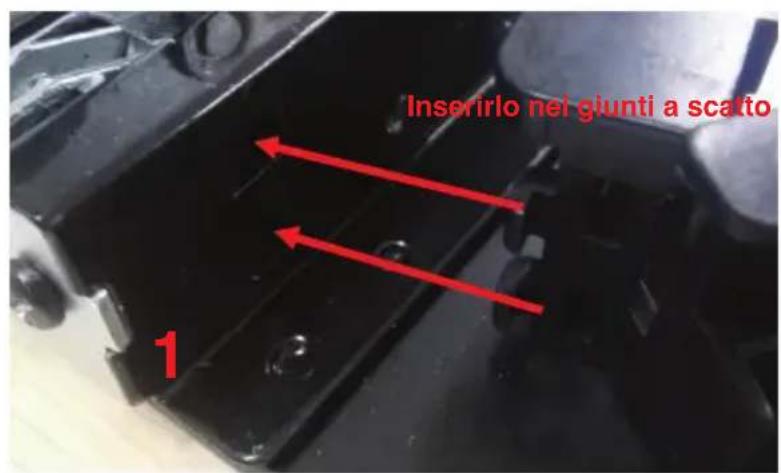 BLAUPUNKT 5B36P 0250 - Istruzioni di installatione del listello di copertura dello sportello e del gruppo staffa di rotazione - 21
