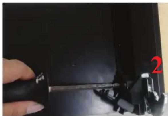BLAUPUNKT 5B36P 0250 - Installation instruction of the door frame up cover and rotation bracket assembly - 17