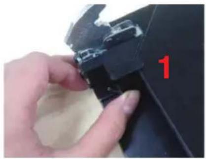 BLAUPUNKT 5B36P 0250 - Installatie-instructies voor de afdeklijk van het deurframe en draaiklemmen - 8