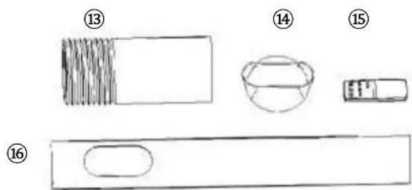 SUNTEC Klimatronic Impuls Plus - Denumirea pieselor de schimb/componentelor - 2