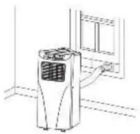 SUNTEC Klimatronic Impuls Plus - Instalación de la manguera de salida del aire, fig. 2 y 3 - 1