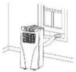 SUNTEC Klimatronic Impuls Plus - Poistoilmaletkun asennus, kuvat 2 ja 3 - 1