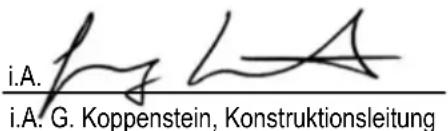 ATIKA AMA 2300 - Aufbewährung der technischen Unterlagen: - 1