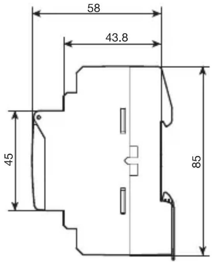 ABB System Pro M DT1K - Dimensions - 1