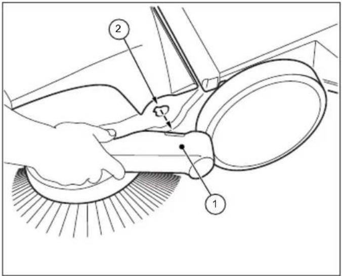 STIGA SWP 577 - Illustration 13: Démontage de l'arceau rétractable (SWP 475) - 1