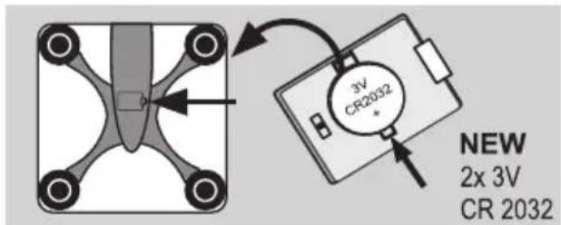 EXACTA FW3 - Pil degistirme - 1