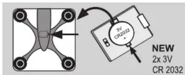 EXACTA FW3 - Cambio de bateria - 1