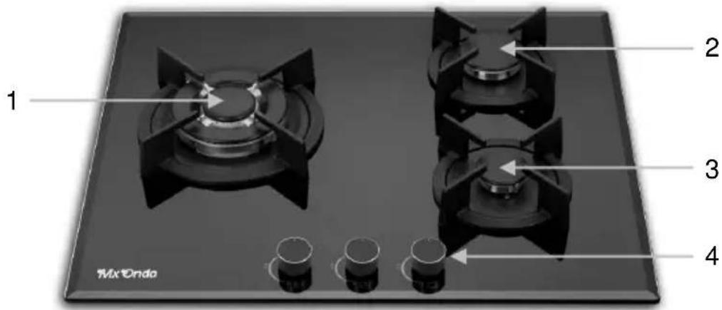 Mx Onda MXPG2200B - CONTROLS AND FUNCTIONS - 1