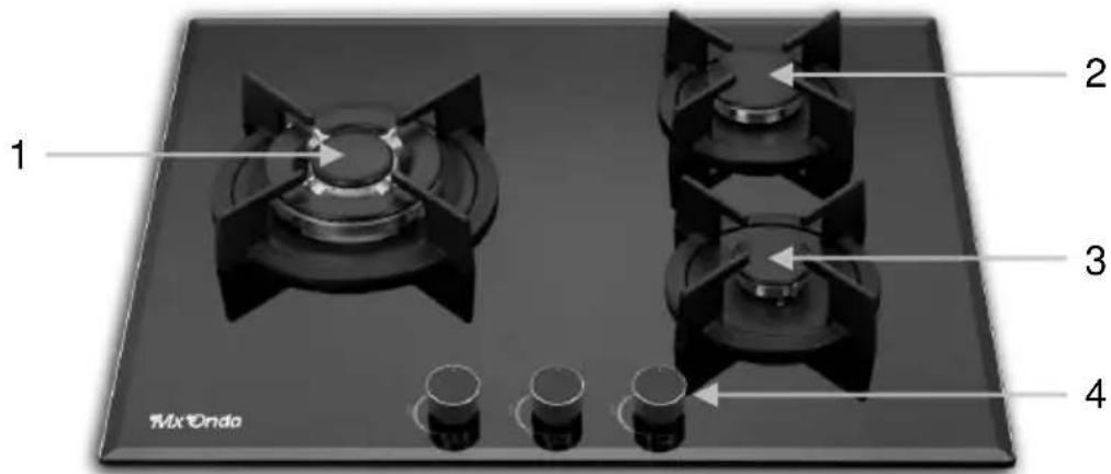 Mx Onda MXPG2200B - CONTROLES E FUNÇÉS - 1