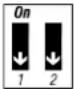 HONEYWELL Homexpert THR140F - Seleção do ciclo de aquecimento (interruptores 1 e 2) - 4