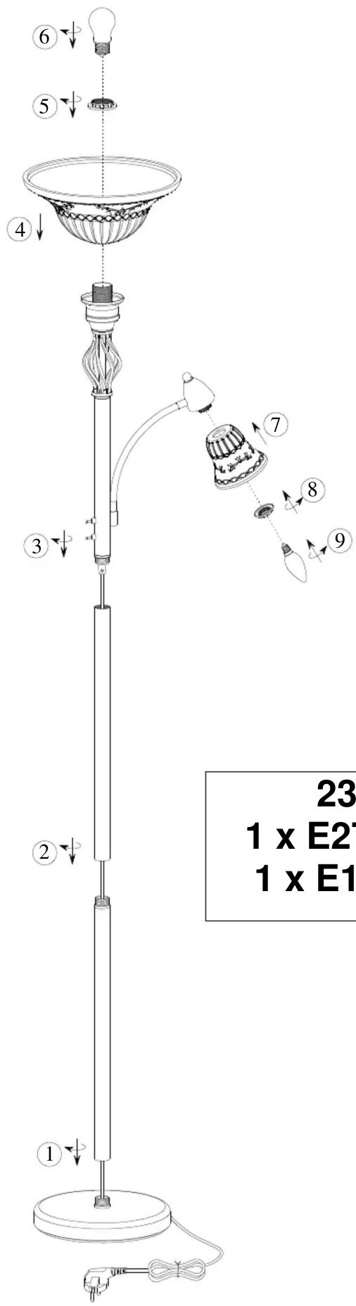 Trio Lighting Rustica 460202124 - 2