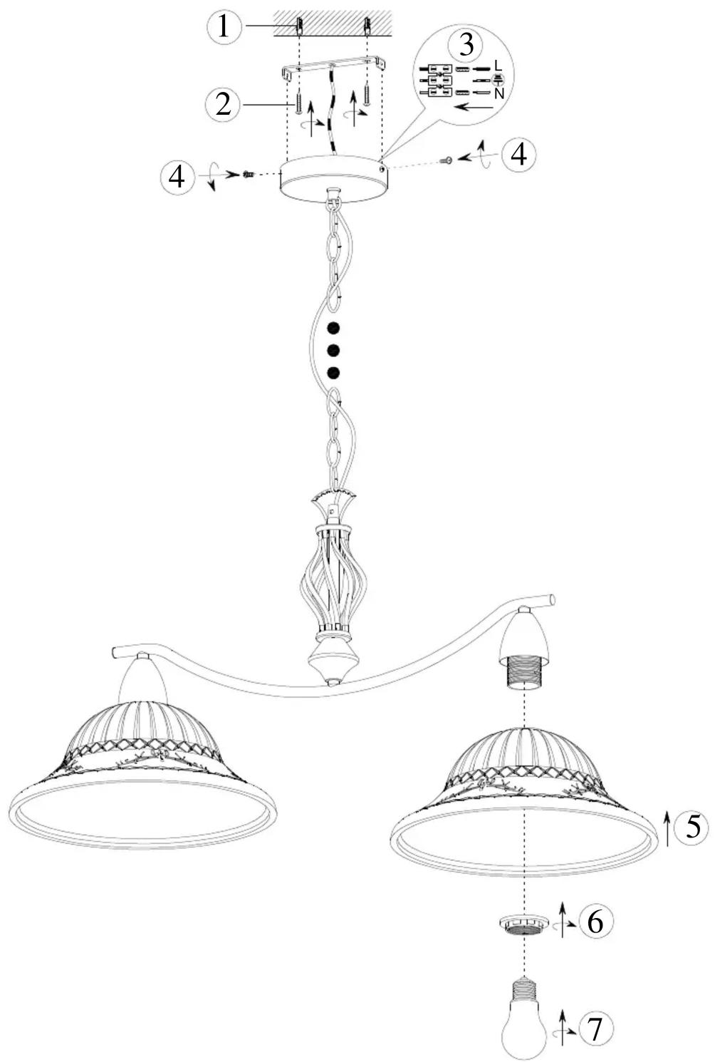 Trio Lighting Rustica 340202124 - 2