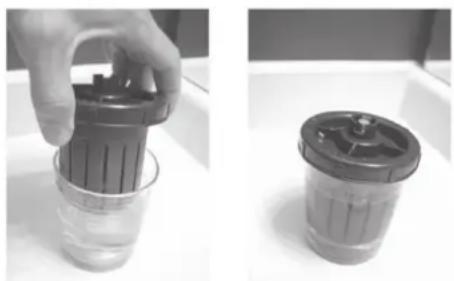 Klarstein 10021651 - Den Staub- und Mikrobakterien-Filter reinigen: - 1