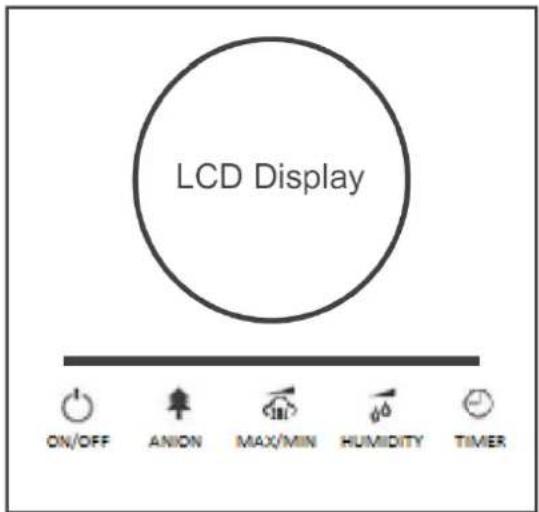 Klarstein 10021651 - Tasti del display - 1