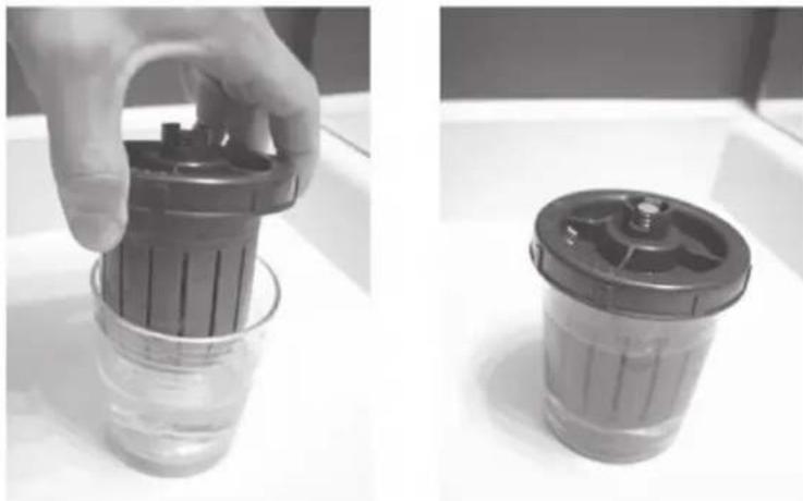 Klarstein 10021651 - How to clean the White Dust & Anti-Microbial Filter: - 1
