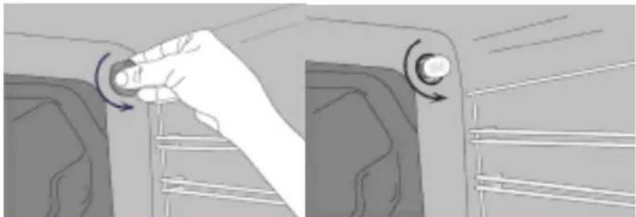 Infiniton CC50W3BL - Cambi ar la puerta del horno: - 4