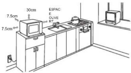 Carrefour Home HMF23P11 - Installation du four à micro-ondes - 1