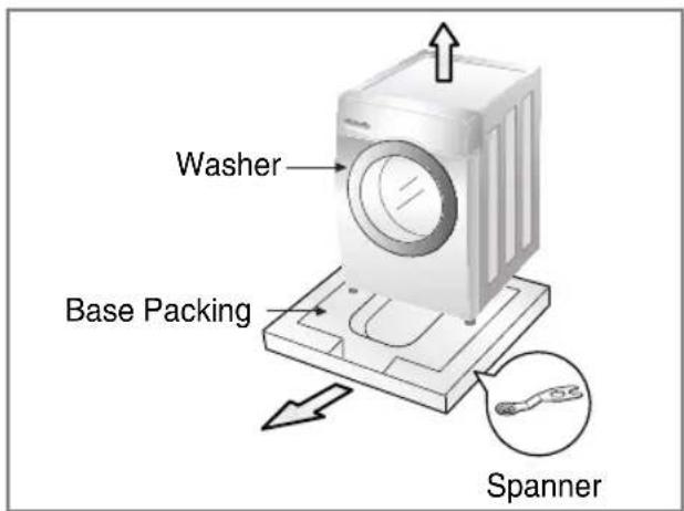 LG F14A8TDA1 - ■ Removing packing - 1