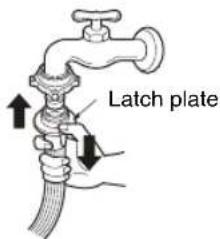 LG F14A8TDA1 - Type-C : Connecting one touch type hose to tap without thread - 4