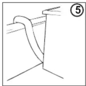 HOOVER HL 1492D31S - Instalacao da Mangueira de Descarga - 5