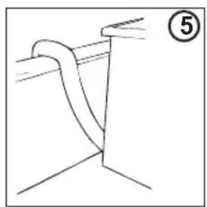 HOOVER HL 1492D31S - Instalación De La Manguera De Descarga - 5