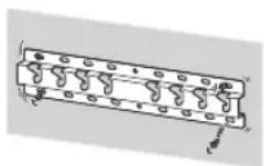 SONY Bravia KD55XG8588 - Instale o suporte para montagem na parede com segurarça seguido as indicações destemanual de instruções. - 1