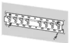 SONY Bravia KD55XG8588 - Muista asentaa   seinäasennuskiinnitint   tukevasti seinään tassä   kayttöhjeessa   annettujen ohjeiden   mukaisesti. - 1